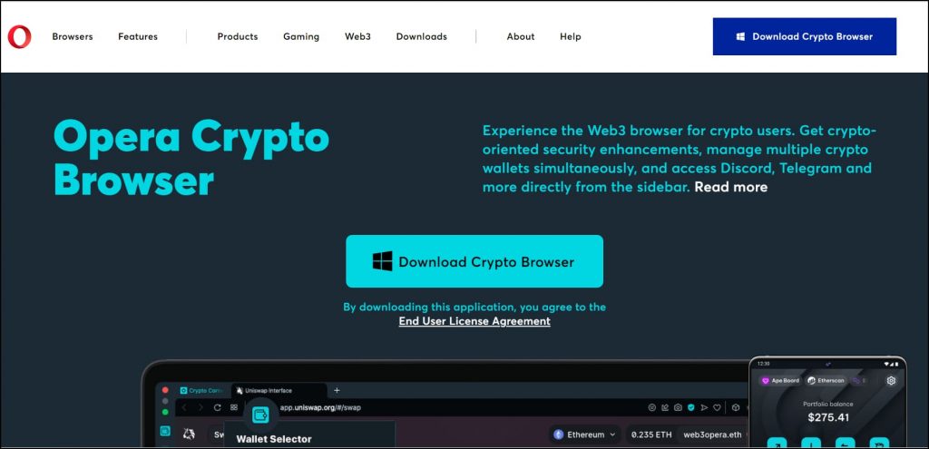 CryptoTab Browser by Opera