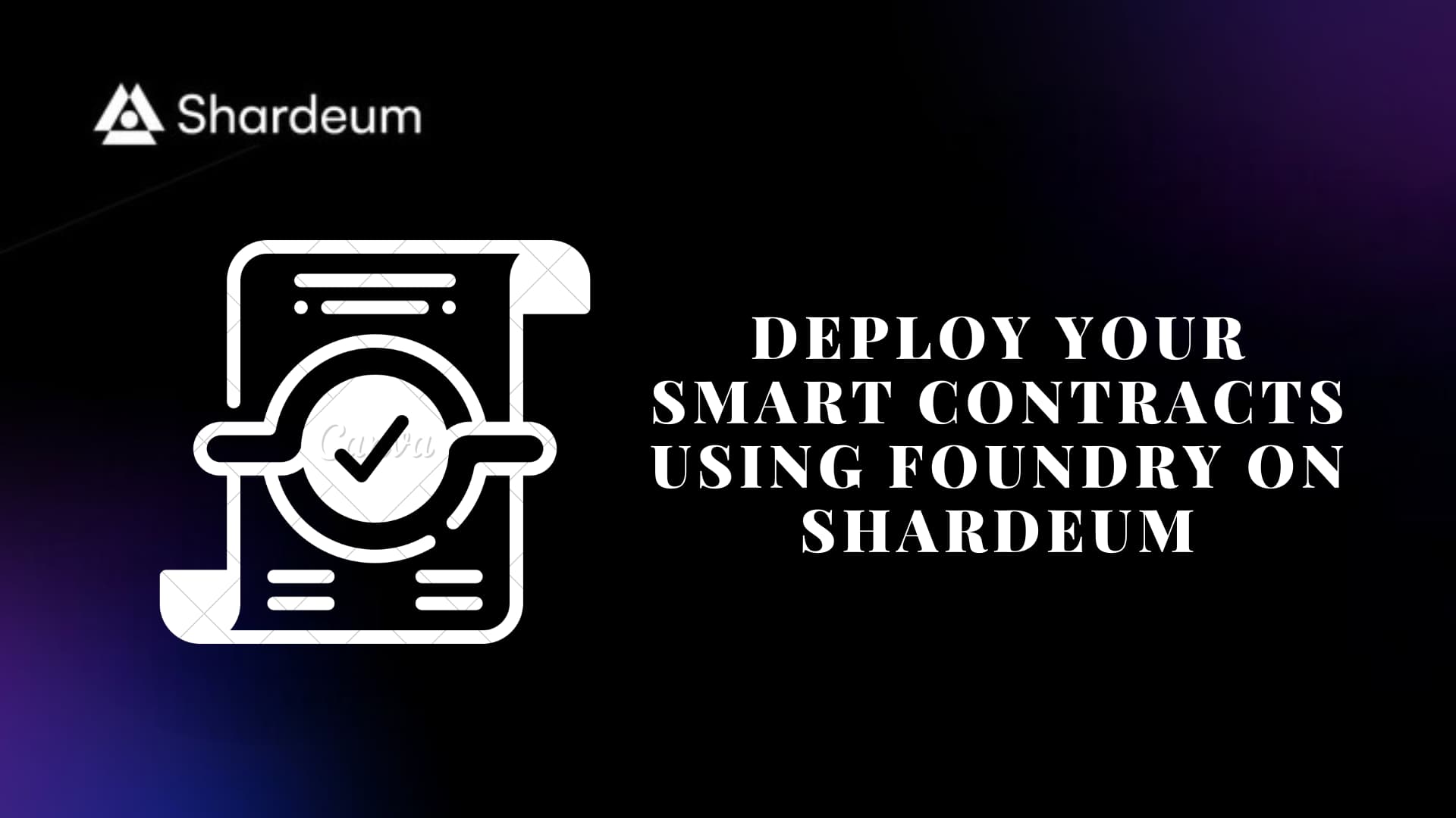 Deploy your Smart Contracts using Foundry on Shardeum