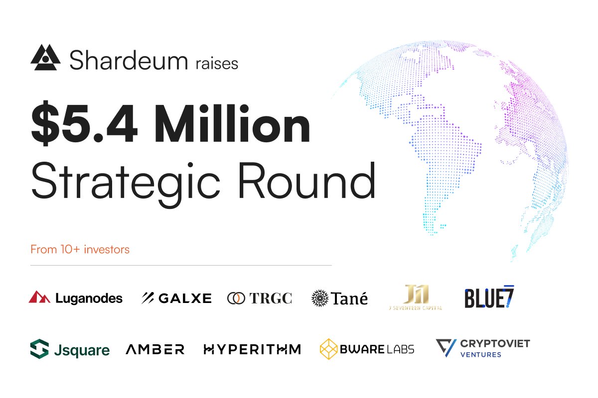 Shardeum Completes $5.4 Million Strategic Raise from Amber Group, Galxe, J17 Capital, TRGC and Others to Grow the Ecosystem in the Lead-up to Mainnet Launch