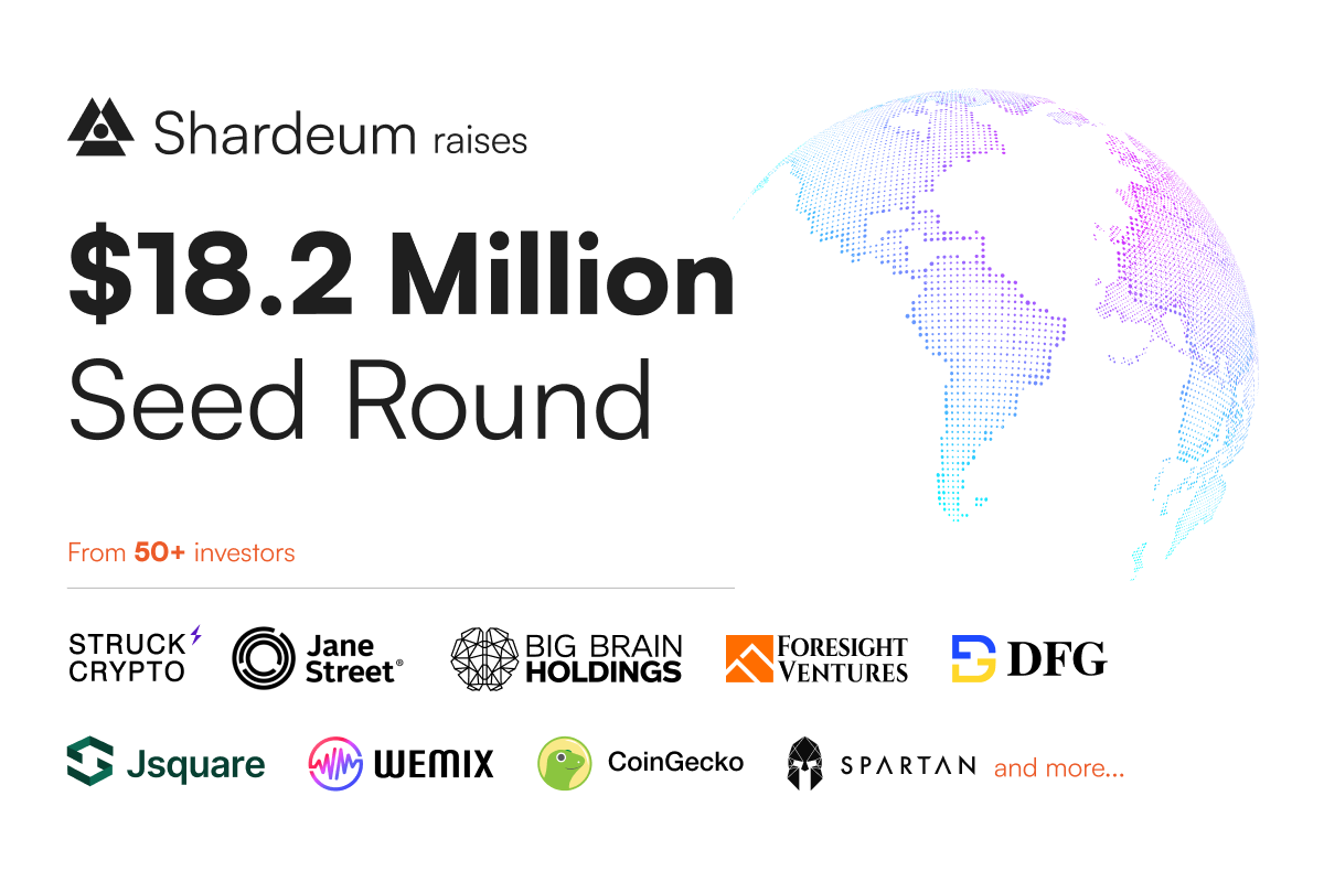 Shardeum Raises $18.2 Million In Seed Round Funding From 50+ ECA Participants