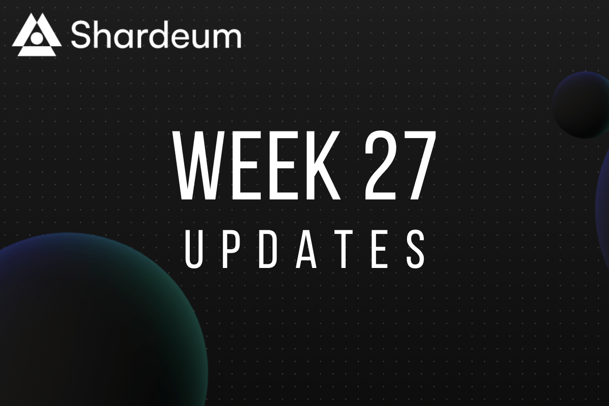 Shardeum Updates: Week 27