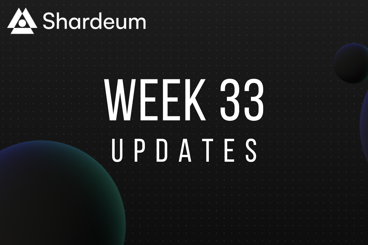 Shardeum Updates: Week 33